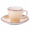 Ensemble de 6 tasses à café avec soucoupes design coloré Baita Vente