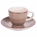 Ensemble de 6 tasses à café avec soucoupes design coloré Baita Remises