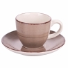 Ensemble de 6 tasses à café avec soucoupes design coloré Baita Remises
