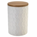 Ensemble de 3 bocaux de cuisine en céramique avec couvercle Shade of Shape Géométries Vente