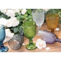 Ensemble de 6 verres en verre travaillé coloré design exotique Marrakech Offre