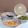 Ensemble de 2 saladiers grand et petit pour table de cuisine en grès 4 Tons Vente