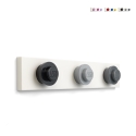 Porte-manteaux mural 3 crochets ronds colorés LEGO Wall Hanger Rack Remises