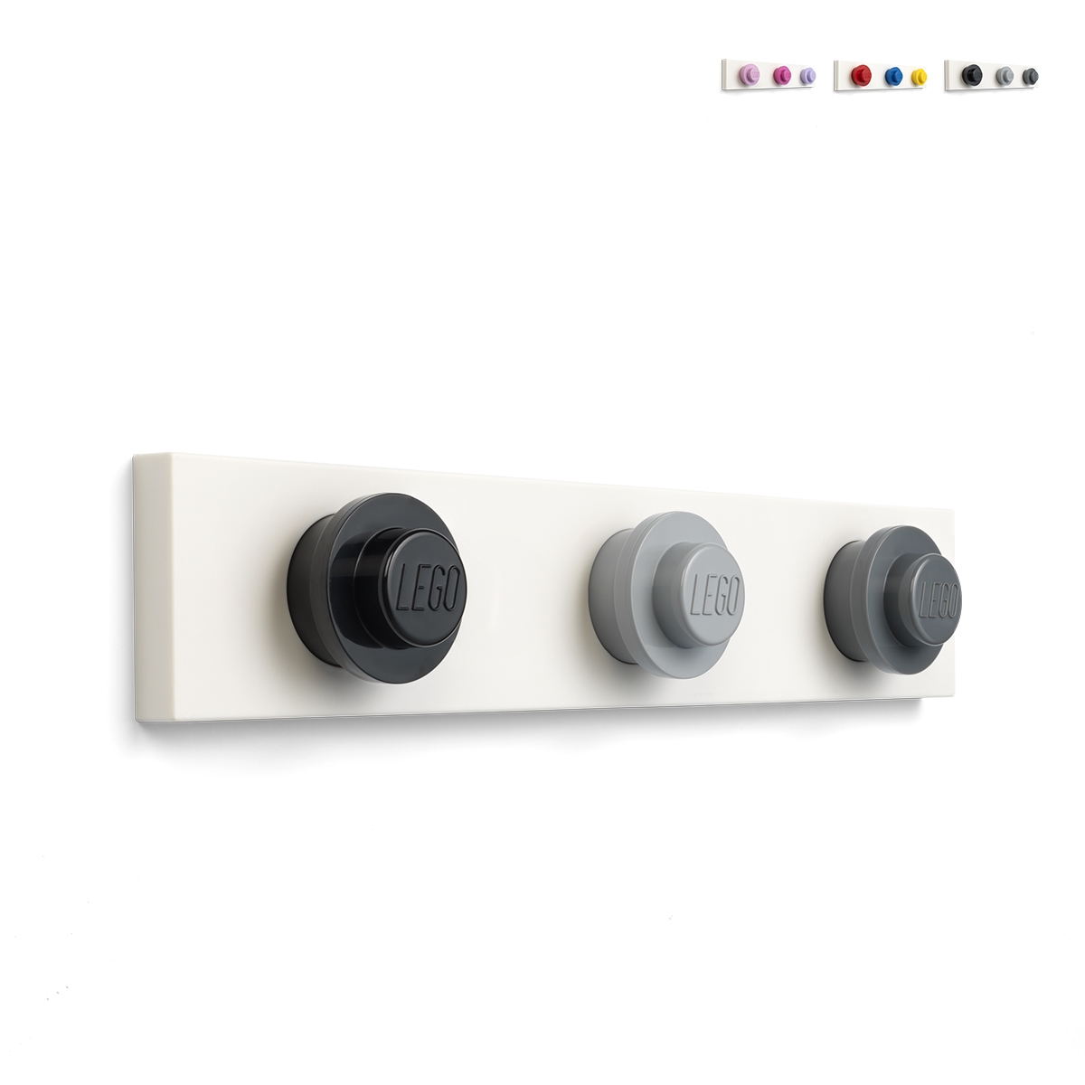 Porte-manteaux mural 3 crochets ronds colorés LEGO Wall Hanger Rack Remises Porte-manteaux mural 3 crochets ronds colorés LEGO Wall Hanger Rack Remises