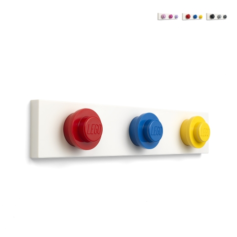 Porte-manteaux mural 3 crochets ronds colorés LEGO Wall Hanger Rack Promotion