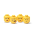 Ensemble de contenants empilables tête LEGO Storage Head Mini Set 4 Vente