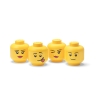 Ensemble de contenants empilables tête LEGO Storage Head Mini Set 4 Vente