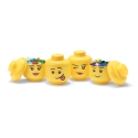 Ensemble de contenants empilables tête LEGO Storage Head Mini Set 4 Remises