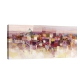 Toile murale Tableau abstrait contemporain Sognando Roma Luigi Florio Promotion