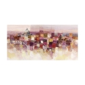 Toile murale Tableau abstrait contemporain Sognando Roma Luigi Florio Offre