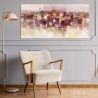 Toile murale Tableau abstrait contemporain Sognando Roma Luigi Florio Vente