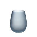 Ensemble de verres en verre bleu effet givré 600ml Happy Hour Ocean Réductions