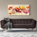 Tableau floral coloré impression sur toile canvas Nel vento Luigi Florio Remises