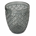 Ensemble de 6 verres à eau en verre transparent coloré gris Castle Stone Remises