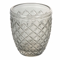Ensemble de 6 verres à eau en verre transparent coloré gris Castle Stone Catalogue
