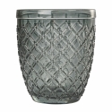 Ensemble de 6 verres à eau en verre transparent coloré gris Castle Stone Caractéristiques