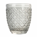 Ensemble de 6 verres à eau en verre transparent coloré gris Castle Stone Achat