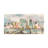 Tableau sur toile paysage urbain moderne Couleurs à Manhattan Luigi Florio Offre