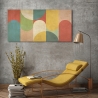 Tableau moderne abstrait sur toile Northern Summer Sandro Nava Vente