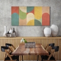 Tableau moderne abstrait sur toile Northern Summer Sandro Nava Remises