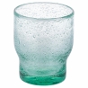 Ensemble de 6 verres à eau artisanaux en verre vert Unico Greenery Réductions