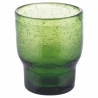 Ensemble de 6 verres à eau artisanaux en verre vert Unico Greenery Modèle