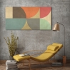 Tableau imprimé sur toile abstraite géométrique Supergraphics Sandro Nava Vente