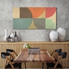 Tableau imprimé sur toile abstraite géométrique Supergraphics Sandro Nava Remises