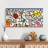 Tableau abstrait impression sur toile canvas Rich Harbour Paul Klee Vente