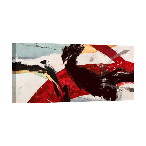 Impression d'art abstrait moderne sur toile Ride the Tiger Jim Stone Promotion