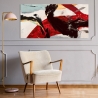 Impression d'art abstrait moderne sur toile Ride the Tiger Jim Stone Vente