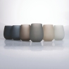 Ensemble de 6 verres à eau goutte 600 ml gris Happy Hour Stones Vente