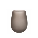 Ensemble de 6 verres à eau goutte 600 ml gris Happy Hour Stones Réductions
