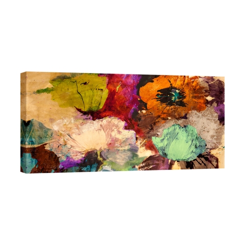 Tableau Floral Abstrait Impression sur Toile Floating Flowers Jim Stone Promotion