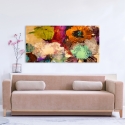 Tableau Floral Abstrait Impression sur Toile Floating Flowers Jim Stone Remises