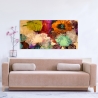Tableau Floral Abstrait Impression sur Toile Floating Flowers Jim Stone Remises