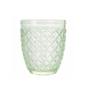 Set de 6 verres de table en verre vert transparent Castle Greenery Réductions