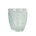 Set de 6 verres de table en verre vert transparent Castle Greenery Choix