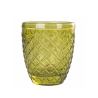 Set de 6 verres de table en verre vert transparent Castle Greenery Modèle