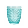 Set de 6 verres de table en verre transparent bleu Castle Ocean Réductions