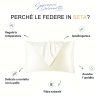 Taie d'oreiller en pure soie 50x80 cm blanc Savanna Remises