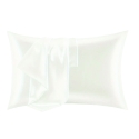 Taie d'oreiller en pure soie 50x80 cm blanc Savanna Promotion