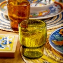 Set de 6 verres à eau en verre multicolore artisanaux Unico Daily Vente