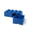 Tiroir à briques LEGO Brick Drawer 8 boutons avec 2 tiroirs 