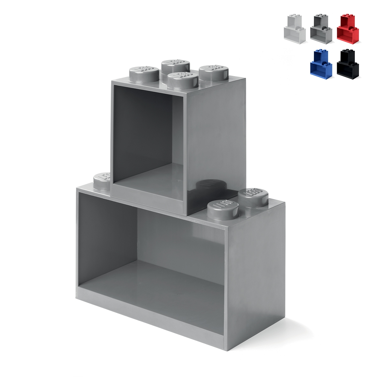 Étagères modulaires empilables LEGO Brick Shelf Set 4+8 Offre