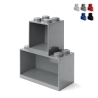 Étagères modulaires empilables LEGO Brick Shelf Set 4+8 Offre
