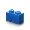 Boîte rectangulaire empilable style LEGO Brick 2 plots 