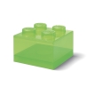 Boîte transparente avec couvercle LEGO Brick 4 tenons Achat