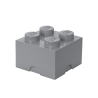 Conteneur carré empilable LEGO Brick 4 boutons Vente