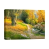 Tableau imprimé sur toile paysage "Ristoro sul sentiero" Adriano Galasso Promotion